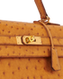Kelly 32 in Ostrich Cognac, &pound;15,000, Handbags, Tan, Ostrich, Other view